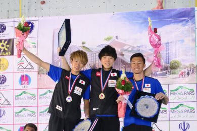 藤井快アジア選手権ボルダー、リード共に優勝！！！